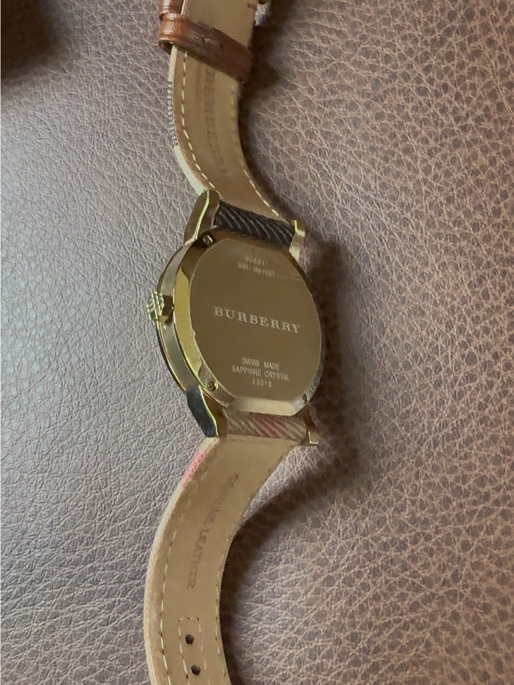 Burberry Gold Tone Watch - Picture 7 of 7